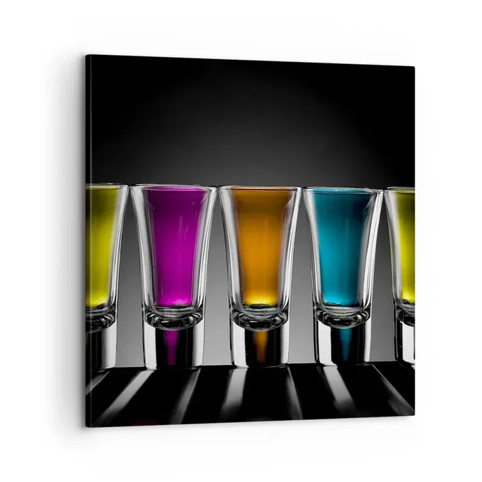 Cuadro sobre lienzo – Impresión de Imagen – Colores de la alegría – 60×60 cm