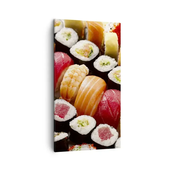 Cuadro sobre lienzo – Impresión de Imagen – Colores y sabores de Asia – 45×80 cm