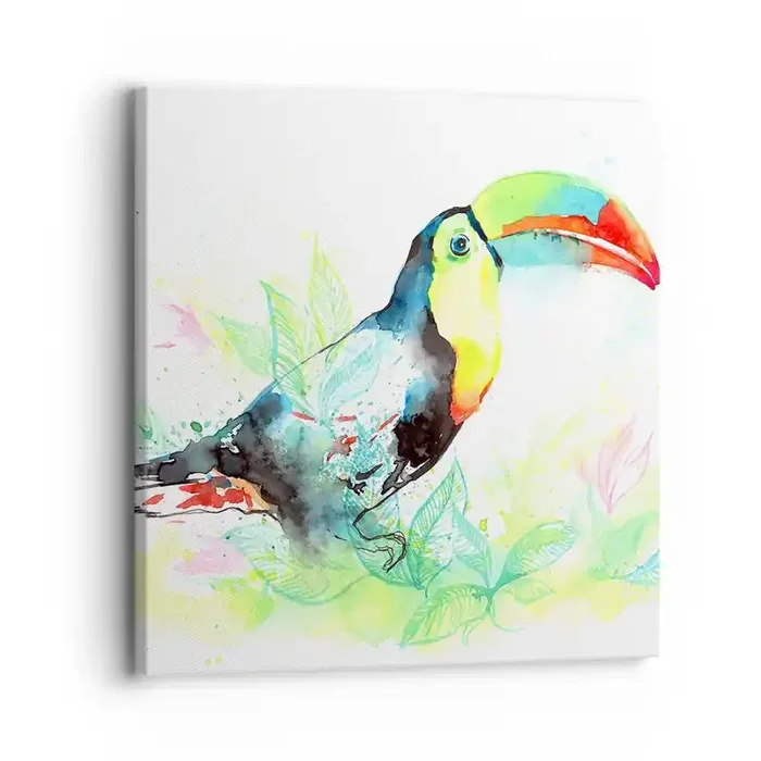 Cuadro sobre lienzo – Impresión de Imagen – Colorido como América del Sur – 30×30 cm
