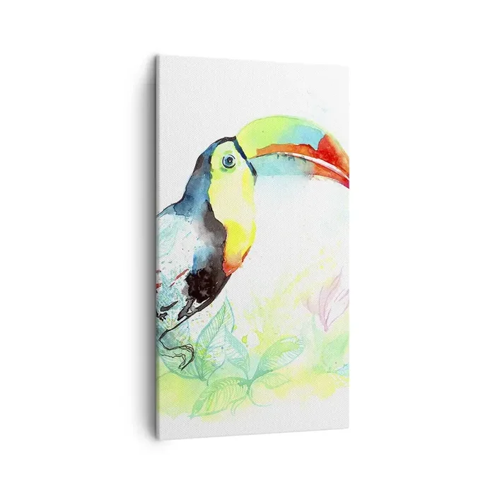 Cuadro sobre lienzo – Impresión de Imagen – Colorido como América del Sur – 45×80 cm