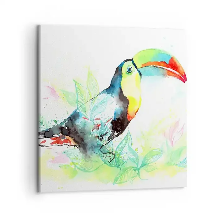 Cuadro sobre lienzo – Impresión de Imagen – Colorido como América del Sur – 60×60 cm