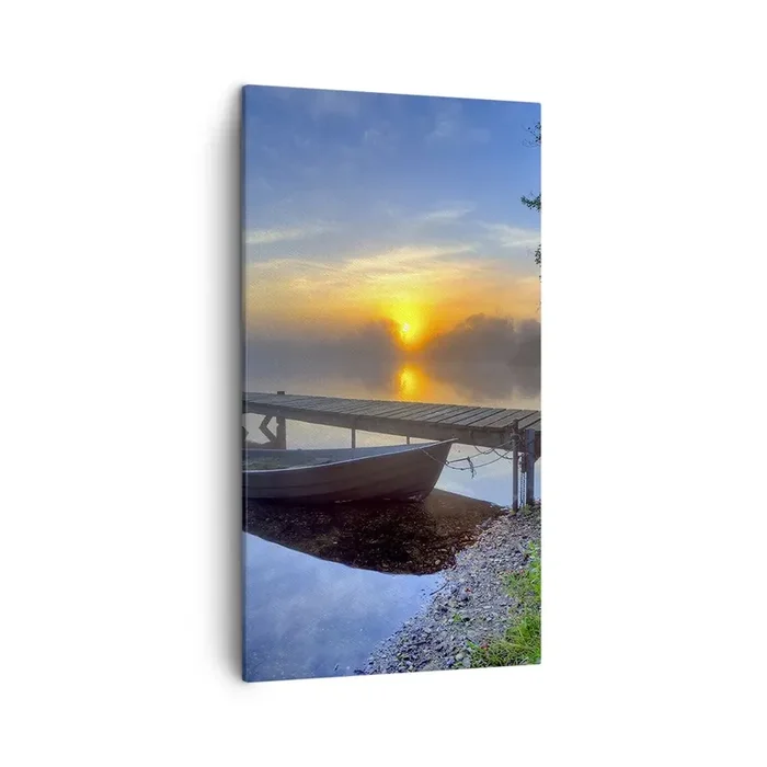 Cuadro sobre lienzo – Impresión de Imagen – Cómo lo ordinario se convierte en mágico – 45×80 cm