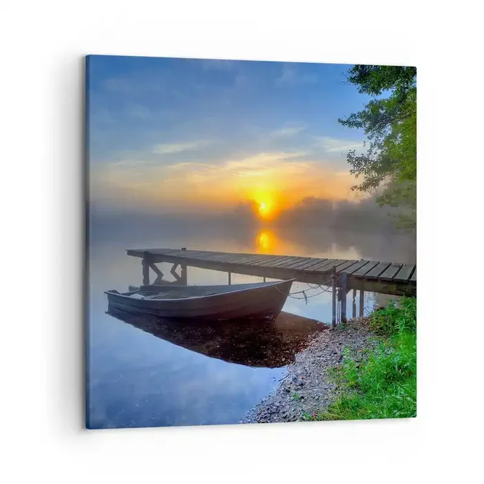 Cuadro sobre lienzo – Impresión de Imagen – Cómo lo ordinario se convierte en mágico – 50×50 cm