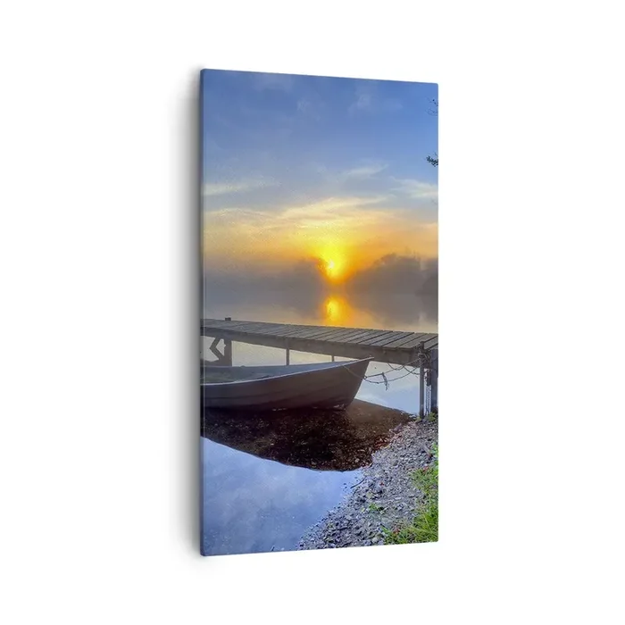 Cuadro sobre lienzo – Impresión de Imagen – Cómo lo ordinario se convierte en mágico – 55×100 cm