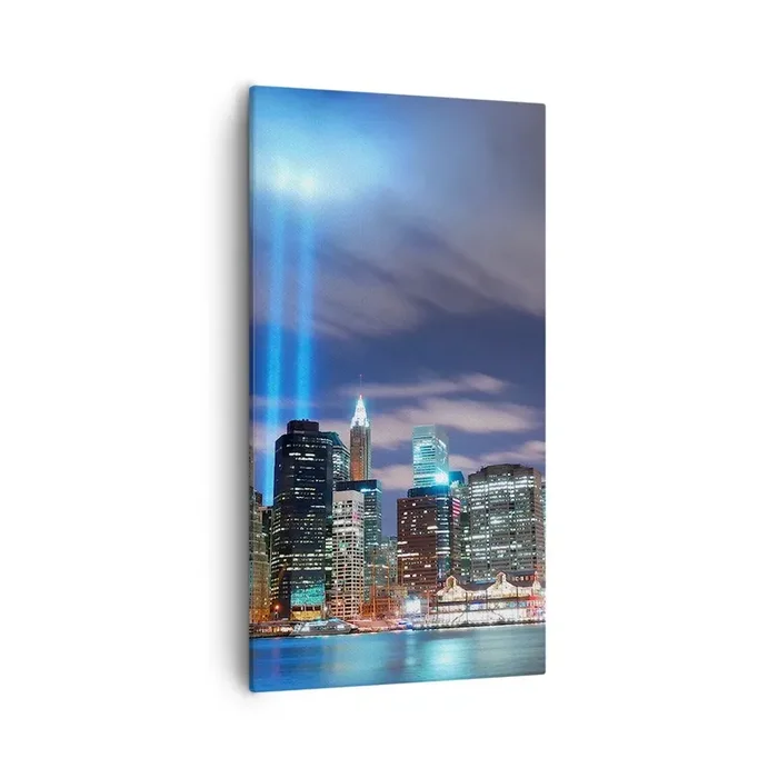 Cuadro sobre lienzo – Impresión de Imagen – Con luz para alcanzar el cielo – 55×100 cm