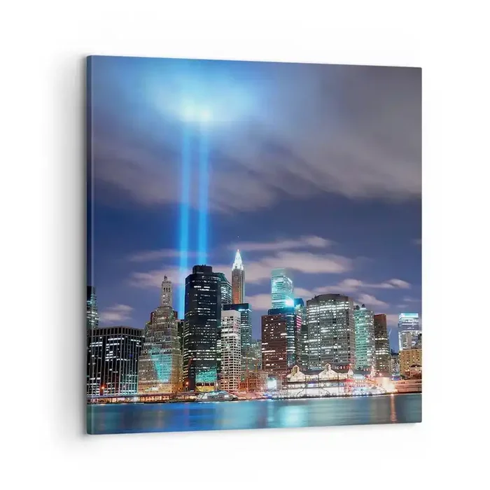 Cuadro sobre lienzo – Impresión de Imagen – Con luz para alcanzar el cielo – 60×60 cm