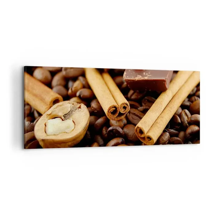 Cuadro sobre lienzo – Impresión de Imagen – Concierto de aromas – 100×40 cm