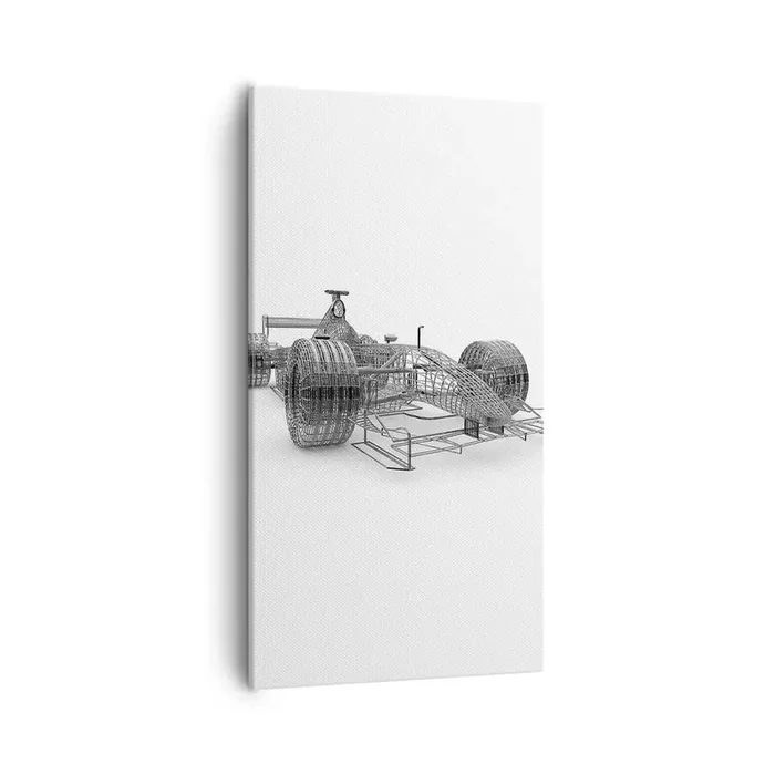 Cuadro sobre lienzo – Impresión de Imagen – Construcción perfecta – el impulso – 55×100 cm