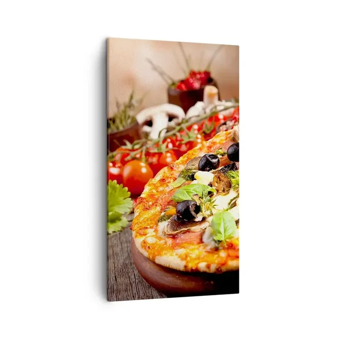 Cuadro sobre lienzo – Impresión de Imagen – De ingredientes puros – 45×80 cm