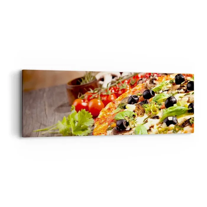 Cuadro sobre lienzo – Impresión de Imagen – De ingredientes puros – 90×30 cm