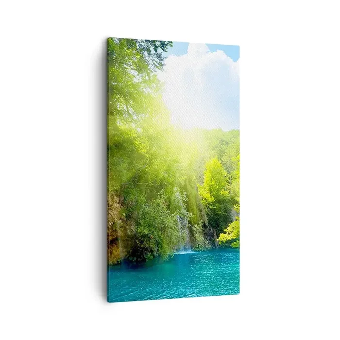 Cuadro sobre lienzo – Impresión de Imagen – Debe ser el Edén – 45×80 cm