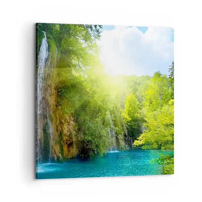 Cuadro sobre lienzo – Impresión de Imagen – Debe ser el Edén – 60×60 cm