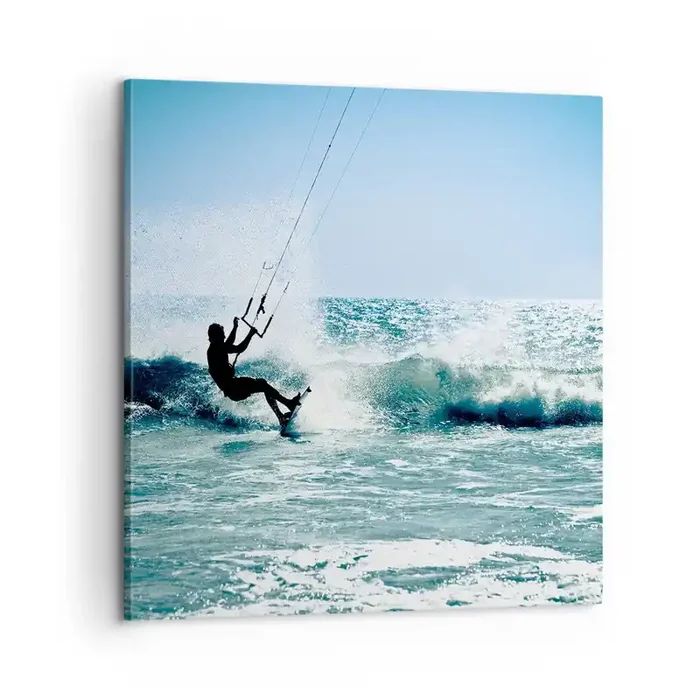 Cuadro sobre lienzo – Impresión de Imagen – Déjate llevar – 60×60 cm