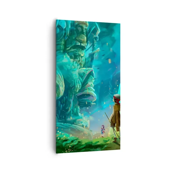 Cuadro sobre lienzo – Impresión de Imagen – Del gran libro de los cuentos de hadas – 65×120 cm