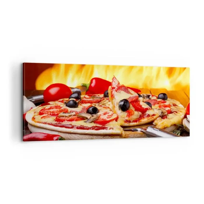 Cuadro sobre lienzo – Impresión de Imagen – Desde Italia con amor – 100×40 cm