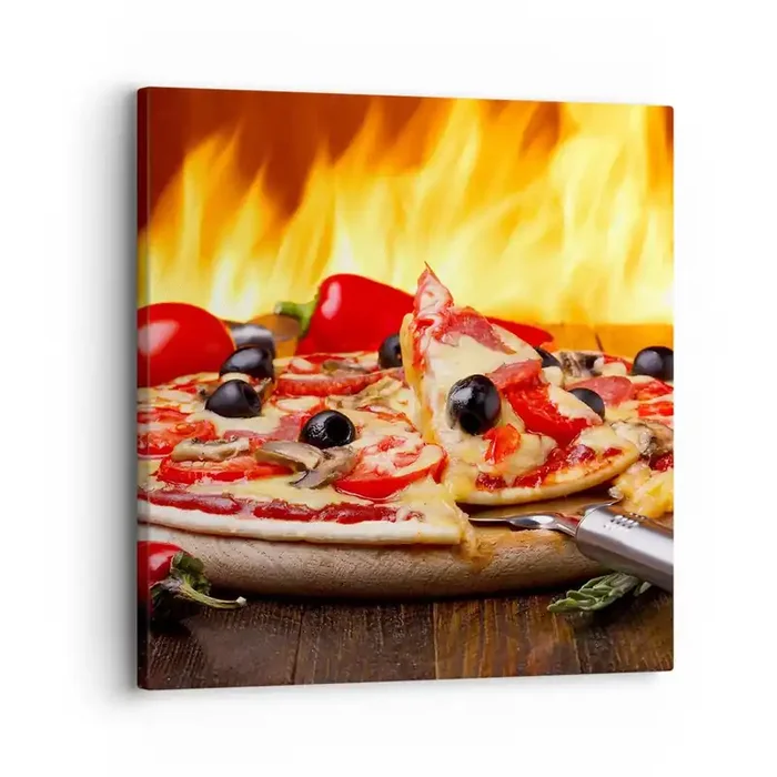 Cuadro sobre lienzo – Impresión de Imagen – Desde Italia con amor – 30×30 cm
