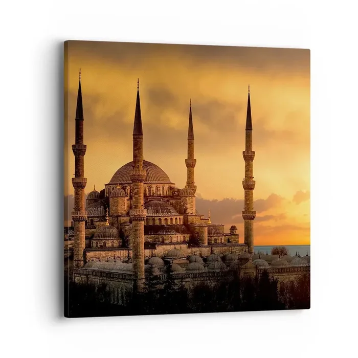 Cuadro sobre lienzo – Impresión de Imagen – Dios es grande – 40×40 cm