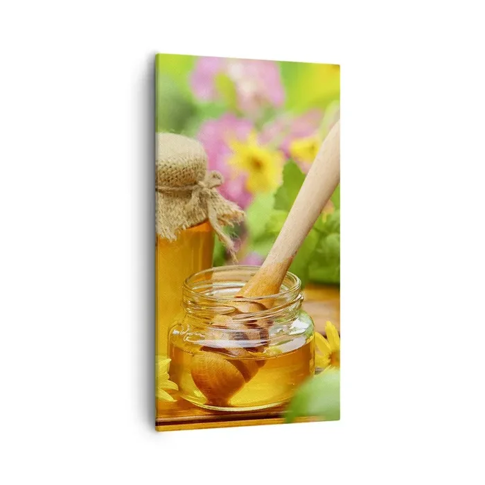 Cuadro sobre lienzo – Impresión de Imagen – Dulce y floral – 55×100 cm