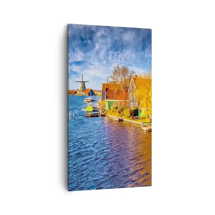 Cuadro sobre lienzo – Impresión de Imagen – Durante siglos, sin cambios – 45×80 cm