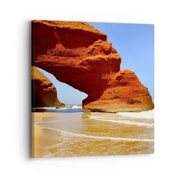 Cuadro sobre lienzo – Impresión de Imagen – El agua y el viento a través de miles de años – 30×30 cm