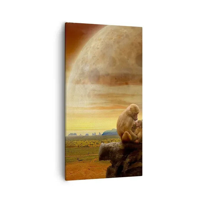 Cuadro sobre lienzo – Impresión de Imagen – El amor es igual en todas partes – 55×100 cm