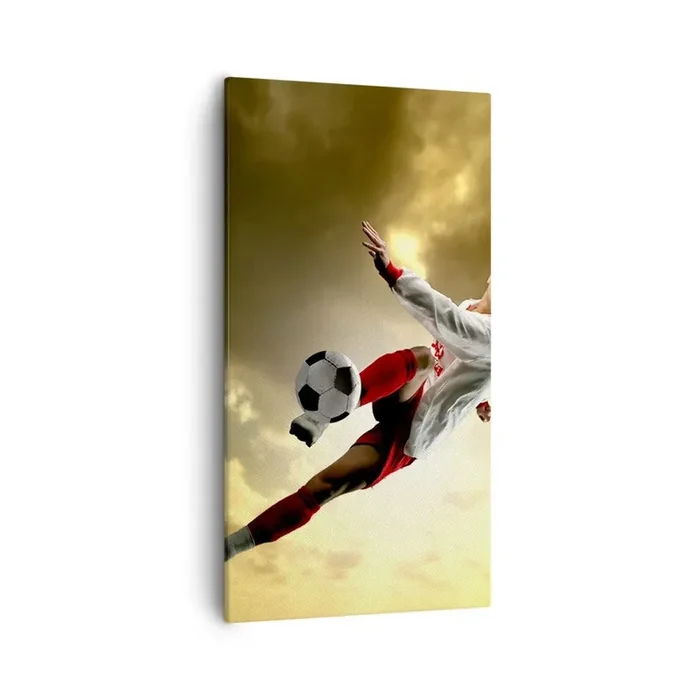 Cuadro sobre lienzo – Impresión de Imagen – El cielo del fútbol – 55×100 cm