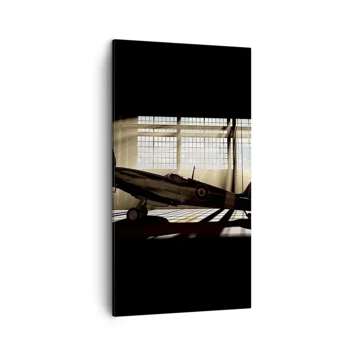 Cuadro sobre lienzo – Impresión de Imagen – El descanso del guerrero – 45×80 cm