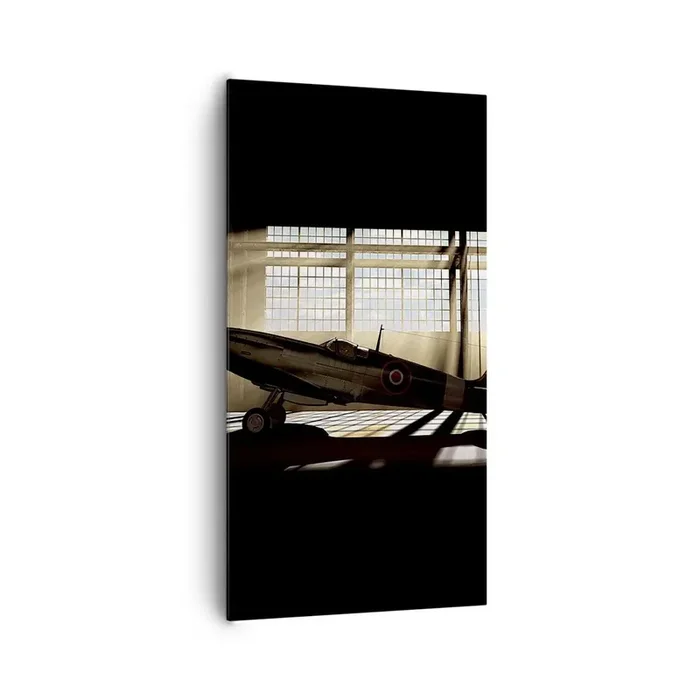 Cuadro sobre lienzo – Impresión de Imagen – El descanso del guerrero – 65×120 cm
