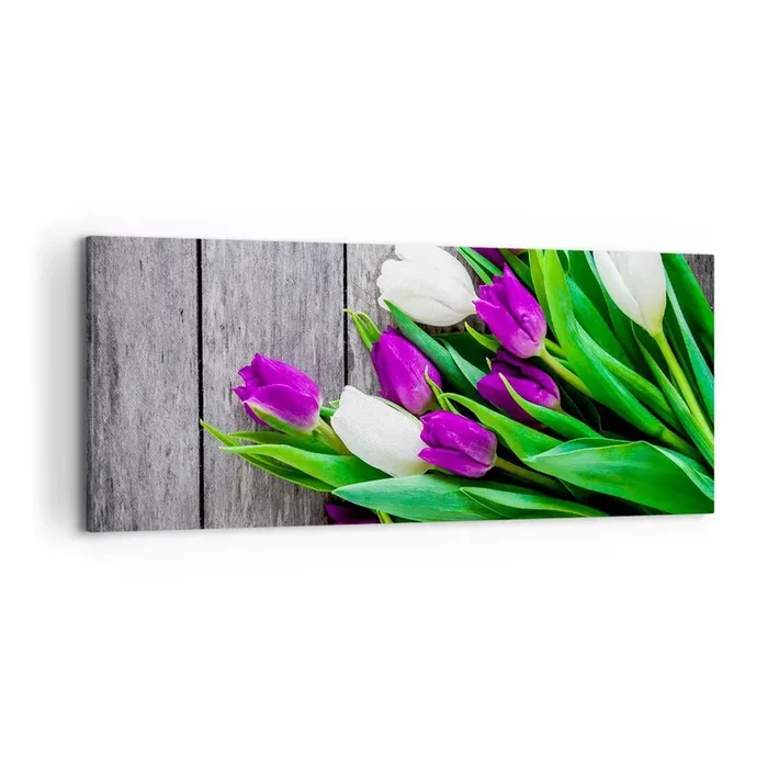 Cuadro sobre lienzo – Impresión de Imagen – El día de la fiesta de la primavera – 100×40 cm