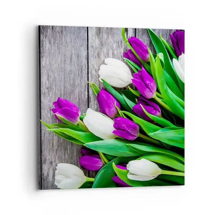 Cuadro sobre lienzo – Impresión de Imagen – El día de la fiesta de la primavera – 70×70 cm