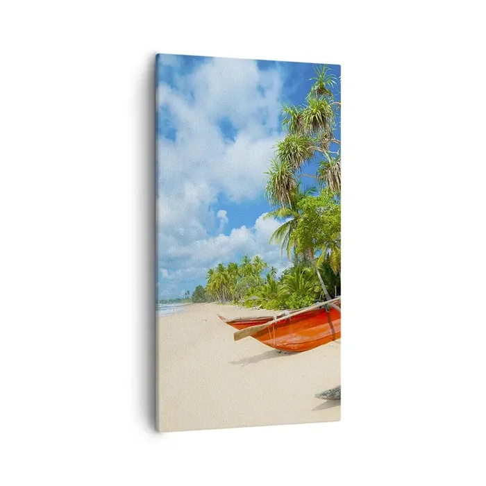 Cuadro sobre lienzo – Impresión de Imagen – El encanto de los trópicos – 55×100 cm