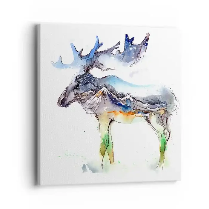 Cuadro sobre lienzo – Impresión de Imagen – El héroe de un cuento de invierno – 40×40 cm