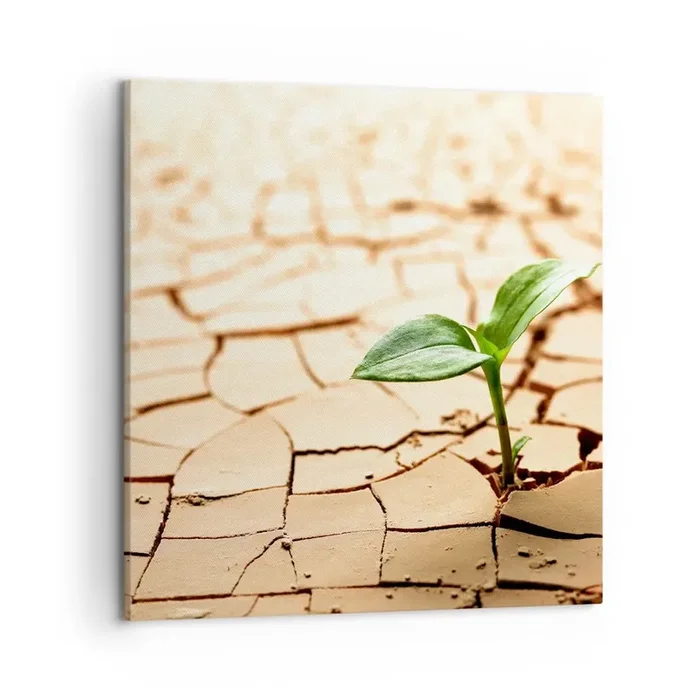 Cuadro sobre lienzo – Impresión de Imagen – El poder indomable de la vida – 50×50 cm