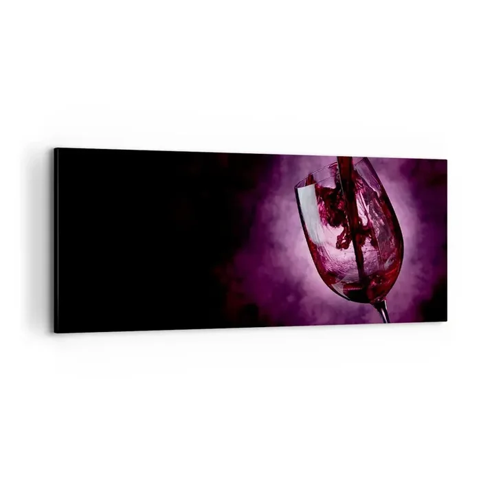 Cuadro sobre lienzo – Impresión de Imagen – ¿Escarlata? ¿Carmín? No, rubí. – 100×40 cm