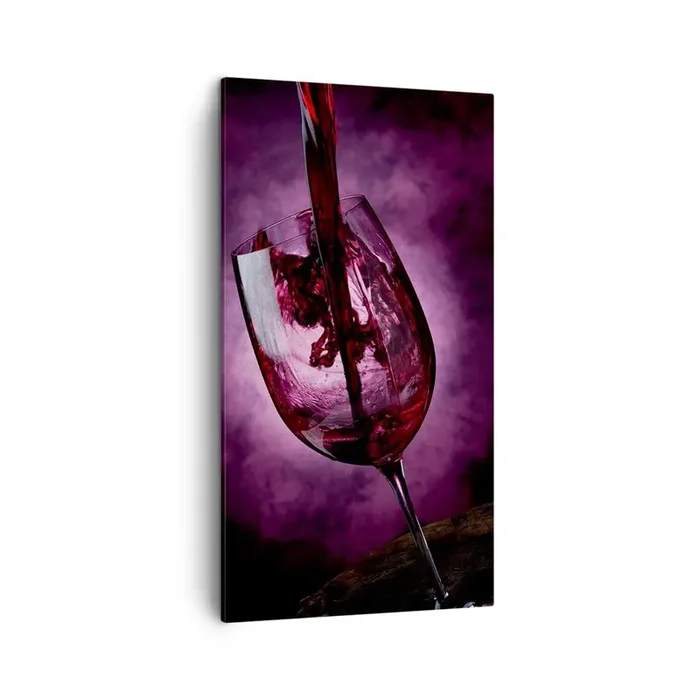 Cuadro sobre lienzo – Impresión de Imagen – ¿Escarlata? ¿Carmín? No, rubí. – 45×80 cm