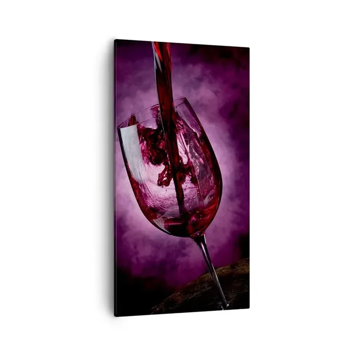 Cuadro sobre lienzo – Impresión de Imagen – ¿Escarlata? ¿Carmín? No, rubí. – 55×100 cm