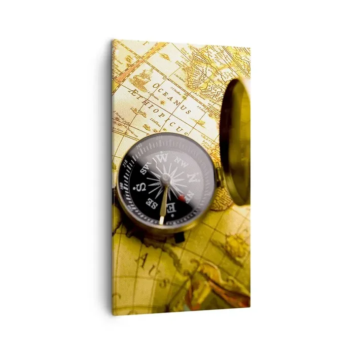 Cuadro sobre lienzo – Impresión de Imagen – ¿Hasta el fin del mundo? – 45×80 cm