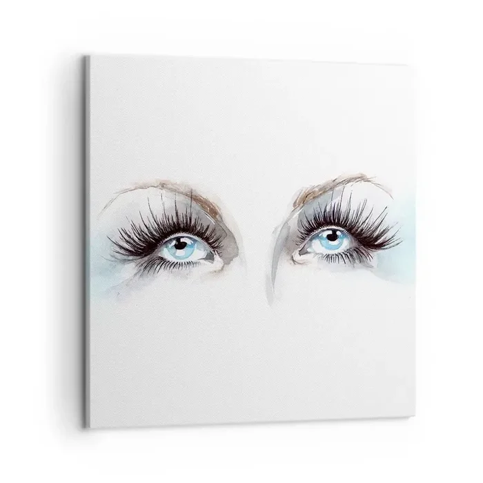 Cuadro sobre lienzo – Impresión de Imagen – ¿Los ojos de un ángel? – 50×50 cm