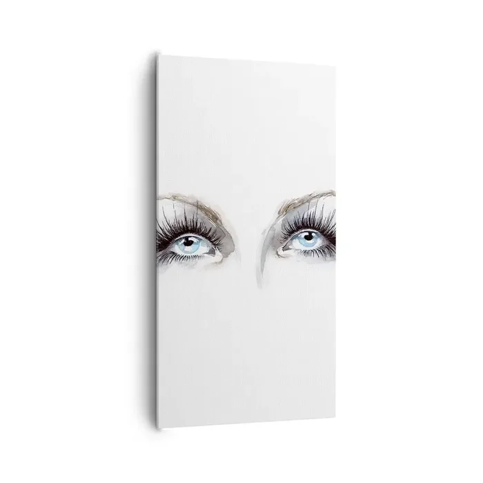 Cuadro sobre lienzo – Impresión de Imagen – ¿Los ojos de un ángel? – 65×120 cm