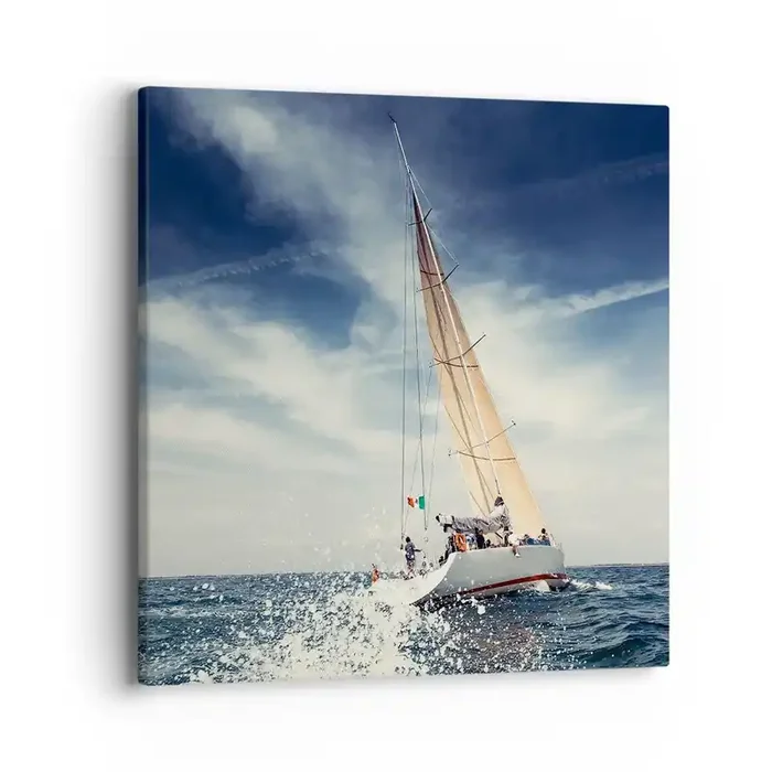 Cuadro sobre lienzo – Impresión de Imagen – ¡No nos alcanzarán! – 40×40 cm
