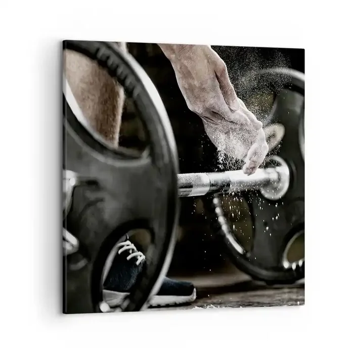 Cuadro sobre lienzo – Impresión de Imagen – ¡Reto aceptado! – 50×50 cm