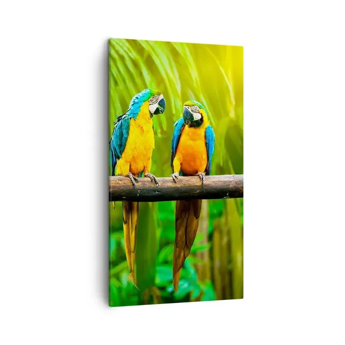 Cuadro sobre lienzo – Impresión de Imagen – ¿Y has oído que ella…? – 45×80 cm