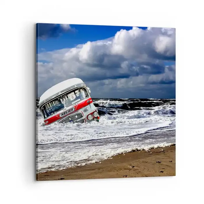 Cuadro sobre lienzo – Impresión de Imagen – ¿Y qué te sorprende? – 60×60 cm