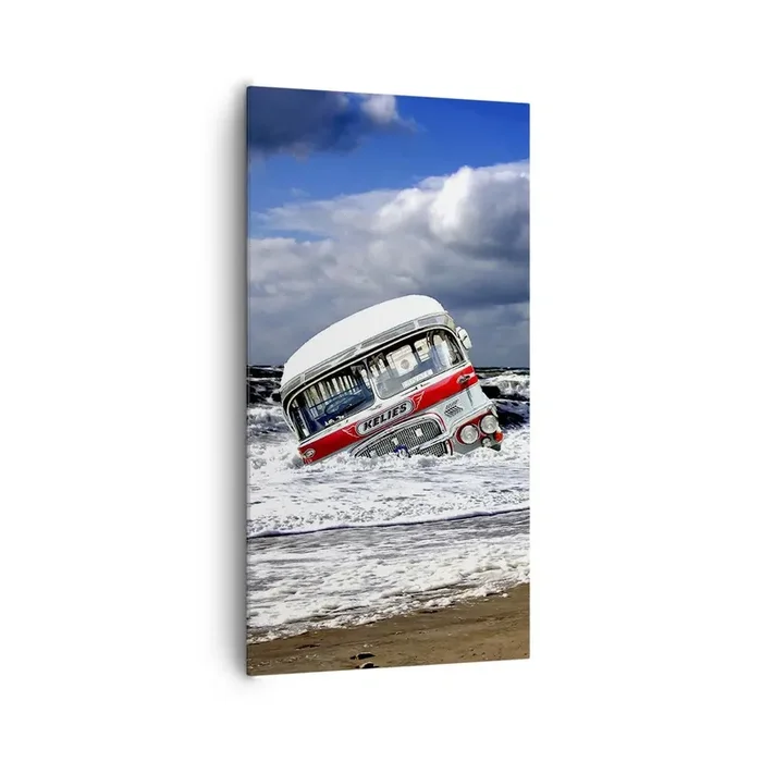 Cuadro sobre lienzo – Impresión de Imagen – ¿Y qué te sorprende? – 65×120 cm