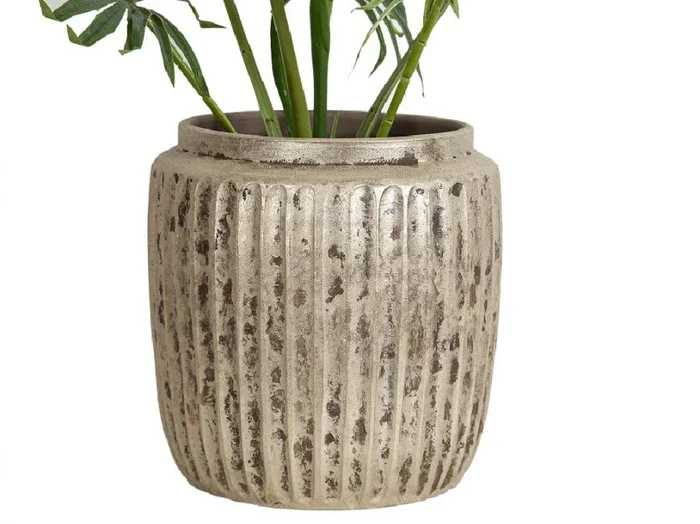 Cubremaceta Ceramica Beige Rustic