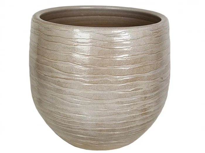 Cubremaceta Ceramica Beige