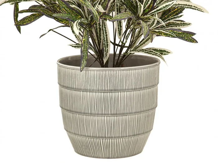 Cubremaceta Ceramica Gris