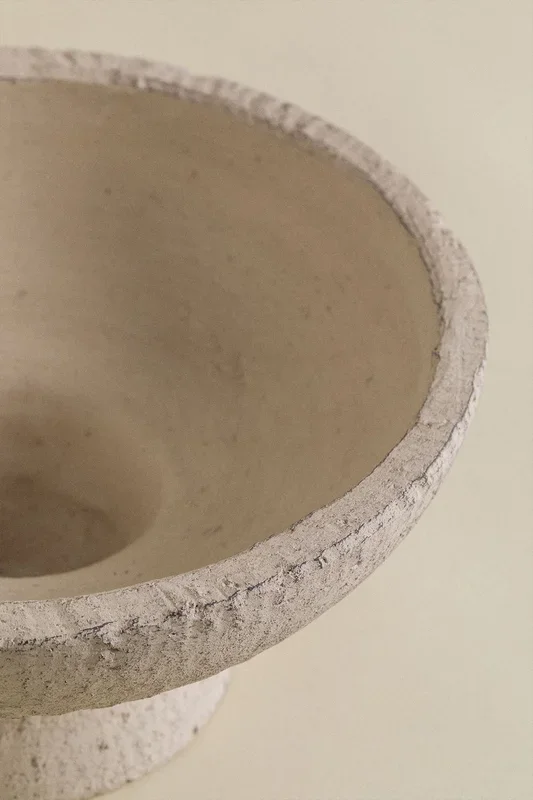Cuenco Decorativo en Cemento Asbel Blanco – SKLUM