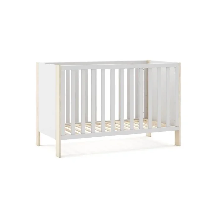 Cuna Misty Breeze Blanco – Oak Soft 123,2 x 80 x 65,5 cm
