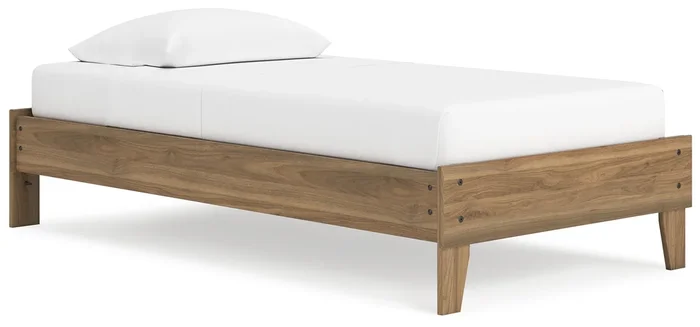 Deanlow Honey Twin Platform Base Bed